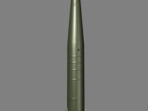 russian ss26 srbm missile 3D Model