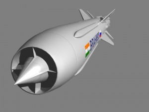 drdo brahmos llcm missile Modèle 3D