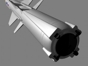 drdo brahmos llcm missile Modèle 3D