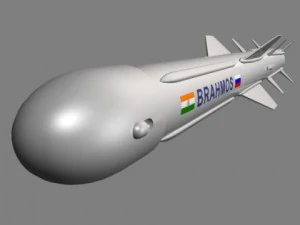 drdo brahmos alcm missile 3D Model