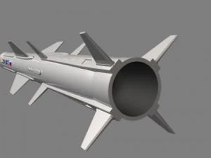 drdo brahmos alcm missile 3D Model