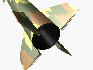 중국 CSS7 미사일 3D 모델