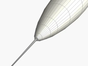 중국 CSS7 미사일 3D 모델