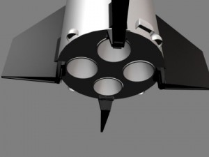 chinese css2 irbm missile 3D Model