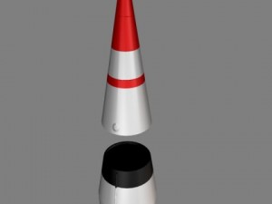 chinese css2 irbm missile 3D Model