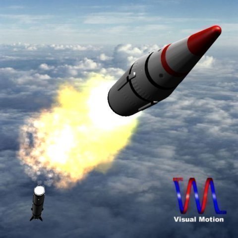 chinese css3 irbm missile 3D Модель .c4d .max .obj .3ds .fbx .stl .blend 