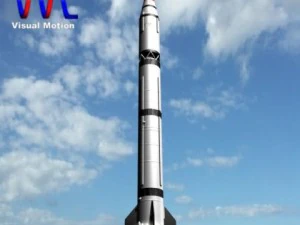 chinese css3 irbm missile 3D Model
