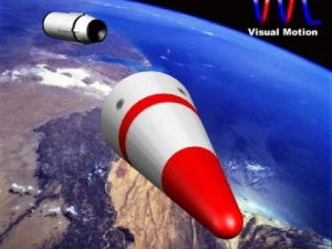 chinese css3 irbm missile 3D Model