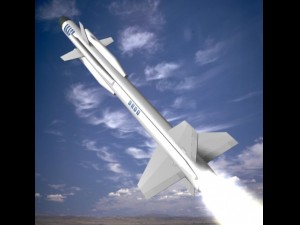 drdo akash sam missile 3D-Modell
