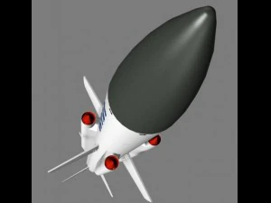 drdo akash sam missile 3D Model