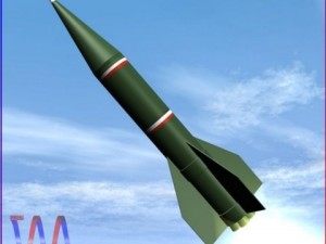 iranian shahin i ar rocket 3D-Modell