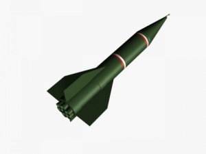 iranian shahin i ar rocket Modelo 3D