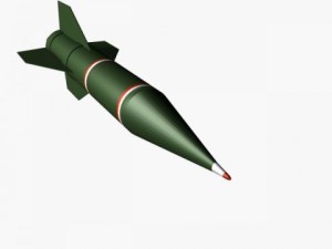 iranian shahin i ar rocket Modelo 3D