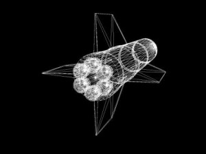 iranian shahin i ar rocket Modelo 3D