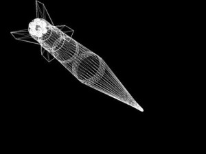 iranian shahin i ar rocket Modelo 3D