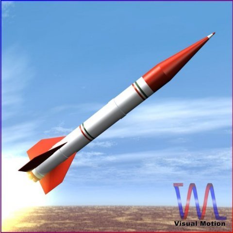 iranian shahin ii ar missile Modello 3D .c4d .max .obj .3ds .fbx .stl .blend 