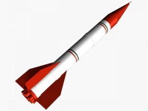 iranian shahin ii ar missile Modello 3D