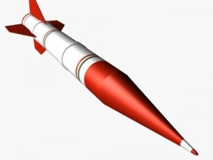 iranian shahin ii ar missile Modello 3D