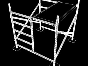scaffolding 1 3D Model