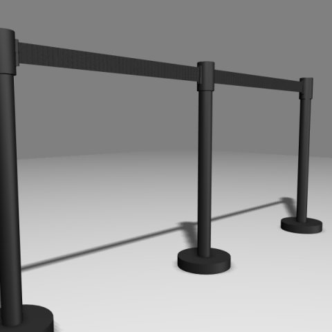 queue fence 11 Modello 3D .c4d .max .obj .3ds .fbx .stl .blend 