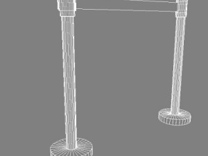 queue fence 11 Modello 3D