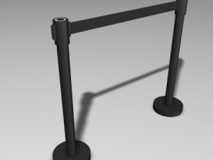 queue fence 11 Modello 3D