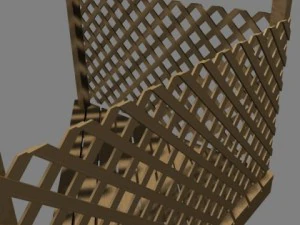 pergola 5 corner freestanding 3D Model