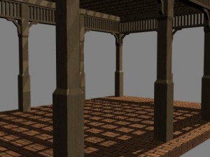 pergola 6 freestanding 3D Model