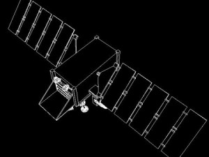 stss satellite Modèle 3D