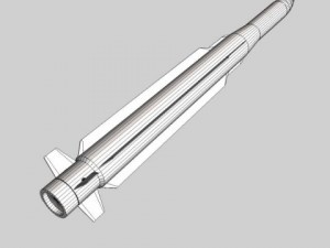 usa rim162 essm missile 3D मॉडल