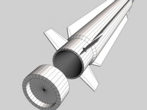 usa rim162 essm missile 3D मॉडल