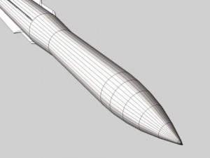usa rim162 essm missile 3D मॉडल