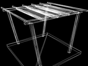 pergola 8 freestanding Model 3D