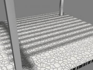 pergola 9 freestanding Modello 3D