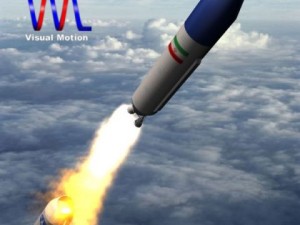 iranian simorgh3 irilv rocket Modello 3D