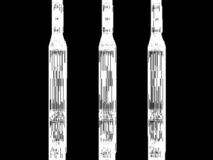 iranian simorgh3 irilv rocket 3D Model