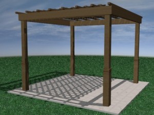 pergola11 freestanding 3D Model