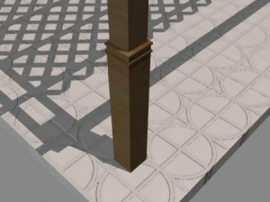 pergola11 freestanding Modello 3D
