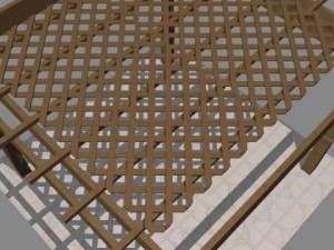 pergola11 freestanding Modello 3D