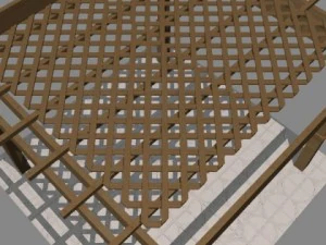pergola11 freestanding 3D Model