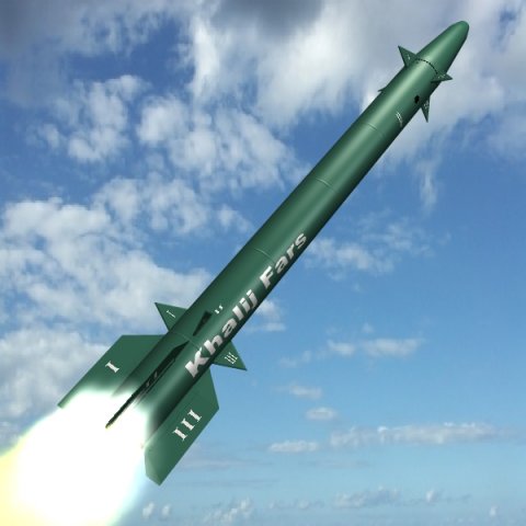 iranian khalij fars cruise missile Modelo 3D .c4d .max .obj .3ds .fbx .stl .blend 