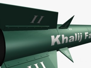 iranian khalij fars cruise missile Modelo 3D