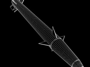iranian khalij fars cruise missile Modelo 3D