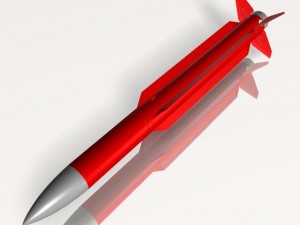us tartar sam missile 3Dモデル