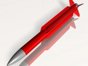 us tartar sam missile 3D Model