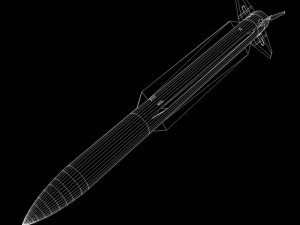 us tartar sam missile 3Dモデル