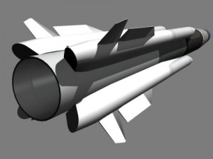 russian as 17 alcm krypton missile 3Dモデル