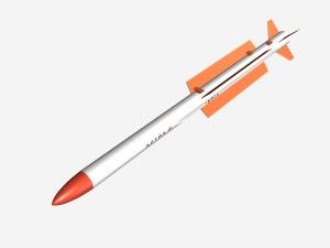 drdo astra brvaam missile Modèle 3D