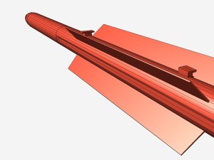 drdo astra brvaam missile Modèle 3D