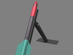 hamas qassam artillery rockets Modelo 3D